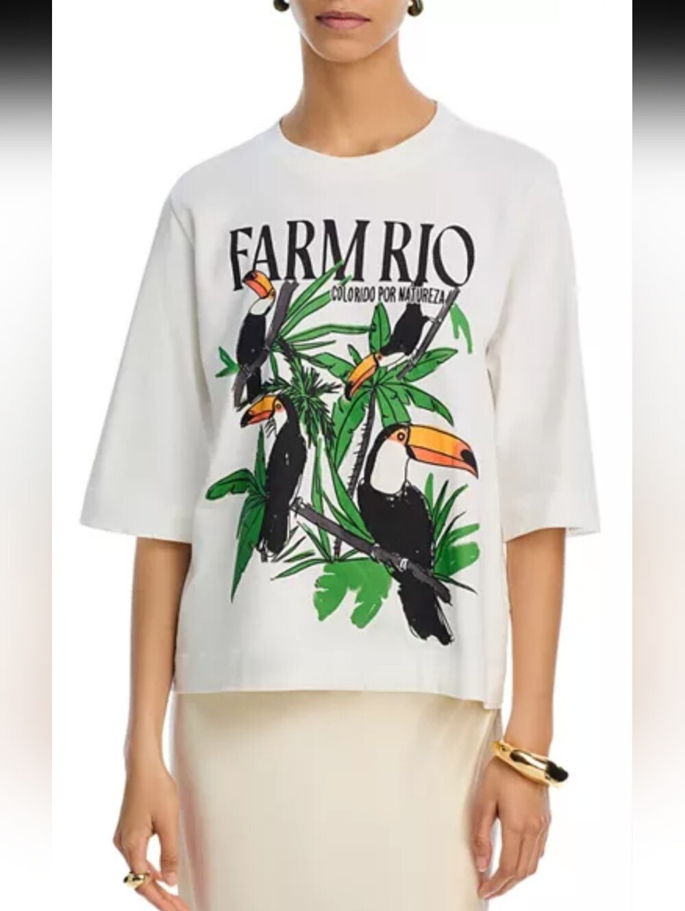 FARM Rio Nature Lovers Toucans Tee